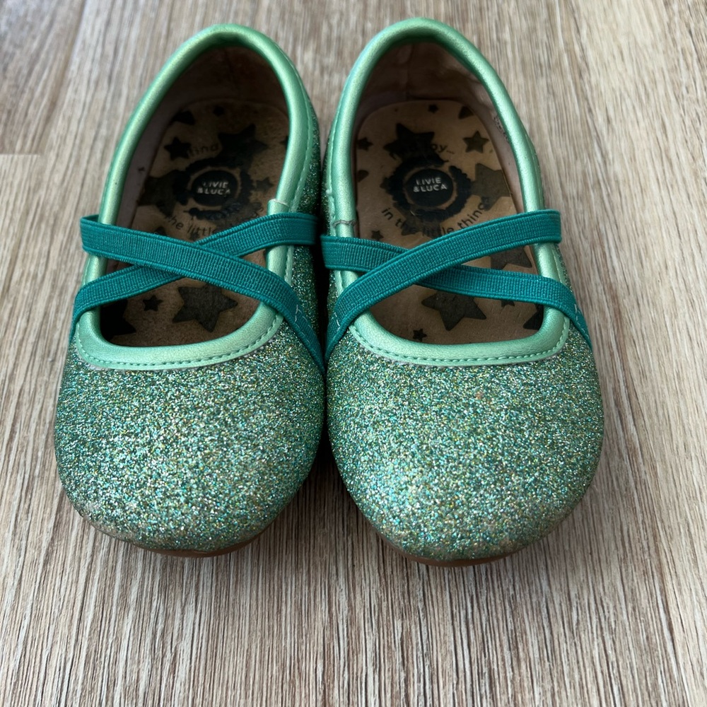 Livie and Luca aurora ocean sparkle shimmer shoes